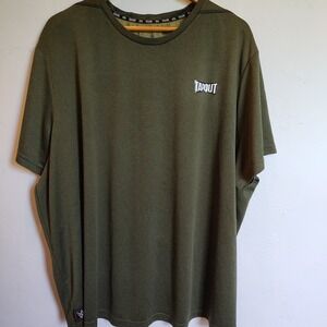 Vintage Men's Y2K Tapout Sz 3XL Green  WWE Embroidered‎ Logo Retro Sports MMA